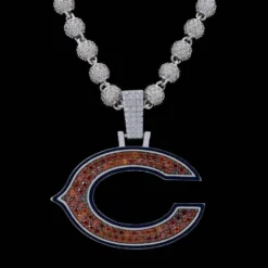 Chicago Bears Pendant 24 Chicago Bears Pendant -Fashion Jewelry Discount Store chicago bears pendant gld men the gld shop 12