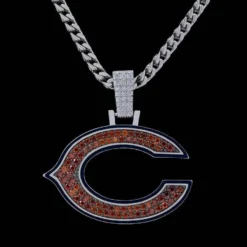 Chicago Bears Pendant 18 Chicago Bears Pendant -Fashion Jewelry Discount Store chicago bears pendant gld men the gld shop 6