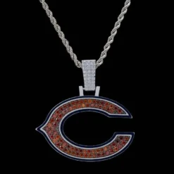 Chicago Bears Pendant 19 Chicago Bears Pendant -Fashion Jewelry Discount Store chicago bears pendant gld men the gld shop 7