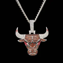 Chicago Bulls Pendant -Fashion Jewelry Discount Store chicago bulls pendant gld men the gld shop 4