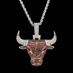 Chicago Bulls Pendant -Fashion Jewelry Discount Store chicago bulls pendant gld men the gld shop 5