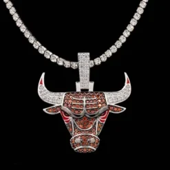 Chicago Bulls Pendant -Fashion Jewelry Discount Store chicago bulls pendant gld men the gld shop 6