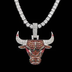 Chicago Bulls Pendant -Fashion Jewelry Discount Store chicago bulls pendant gld men the gld shop 7