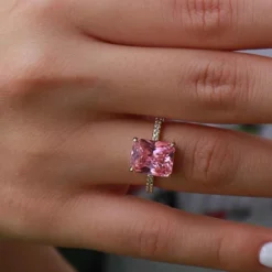 Cocktail Ring In Pink