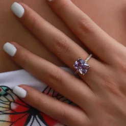 Cocktail Ring In Purple