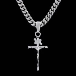 Crucifix Pendant In White Gold -Fashion Jewelry Discount Store crucifix pendant in white gold gld women the gld shop 13