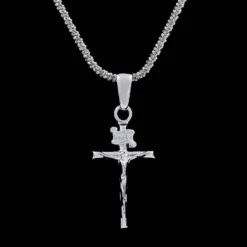 Crucifix Pendant In White Gold -Fashion Jewelry Discount Store crucifix pendant in white gold gld women the gld shop 14