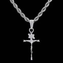 Crucifix Pendant In White Gold -Fashion Jewelry Discount Store crucifix pendant in white gold gld women the gld shop 8