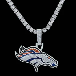 Denver Broncos Pendant -Fashion Jewelry Discount Store denver broncos pendant gld men the gld shop 11