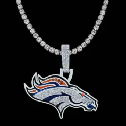Denver Broncos Pendant -Fashion Jewelry Discount Store denver broncos pendant gld men the gld shop 12