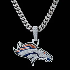 Denver Broncos Pendant -Fashion Jewelry Discount Store denver broncos pendant gld men the gld shop 14