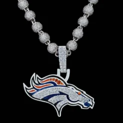 Denver Broncos Pendant -Fashion Jewelry Discount Store denver broncos pendant gld men the gld shop 15