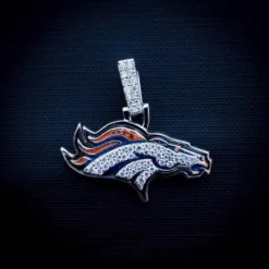 Denver Broncos Pendant -Fashion Jewelry Discount Store denver broncos pendant gld men the gld shop 3