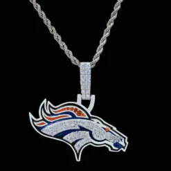 Denver Broncos Pendant -Fashion Jewelry Discount Store denver broncos pendant gld men the gld shop 9