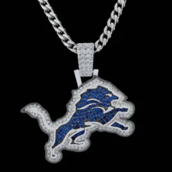 Detroit Lions Pendant -Fashion Jewelry Discount Store detroit lions pendant gld men the gld shop 7