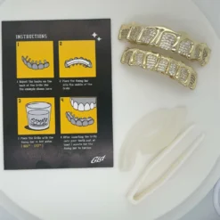 Dripping Iced Grillz In Yellow Gold -Fashion Jewelry Discount Store dripping iced grillz in yellow gold gld men the gld shop 3 scaled