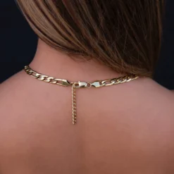 Figaro Link Necklace In Yellow Gold - 7mm -Fashion Jewelry Discount Store figaro link necklace in yellow gold 7mm gld women the gld shop 3 325d2667 ad2e 433a 9f14 8d0e1498ae52 scaled