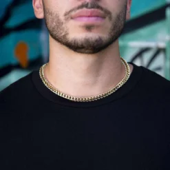 Franco Chain In Yellow Gold - 6mm -Fashion Jewelry Discount Store franco chain in yellow gold 6mm gld men the gld shop 6