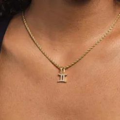 Gemini Pave Pendant