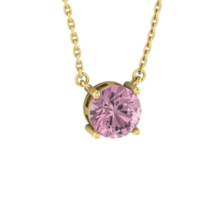 Floating Gemstone Necklace -Fashion Jewelry Discount Store gld birthstone floating gem necklace october 1