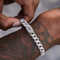 GLD Link Bracelet In White Gold - 8.5mm -Fashion Jewelry Discount Store gld link bracelet in white gold 8 5mm gld men the gld shop 2 7d16650f 5ea0 4af0 9fde 3095a1231752