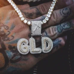 GLD's 2-Tone Custom Layered Font 7 GLD's 2-Tone Custom Layered Font -Fashion Jewelry Discount Store gld s 2 tone layered font gld men the gld shop 3