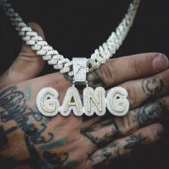 GLD's 2-Tone Custom Layered Font 8 GLD's 2-Tone Custom Layered Font -Fashion Jewelry Discount Store gld s 2 tone layered font gld men the gld shop 4