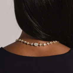 GLD Star Link Necklace In Yellow Gold -Fashion Jewelry Discount Store gld star link necklace in yellow gold gld women the gld shop 3 3851492a 9577 4589 ab39 38e7f22411e1