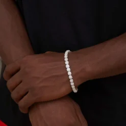 Micro Clustered Tennis Necklace + Bracelet Bundle In White Gold -Fashion Jewelry Discount Store gldx9 7 224834 scaled