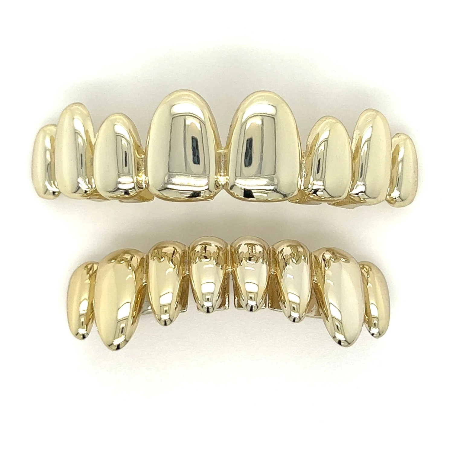 Golden Dripping Grillz In Yellow Gold 1 Golden Dripping Grillz In Yellow Gold