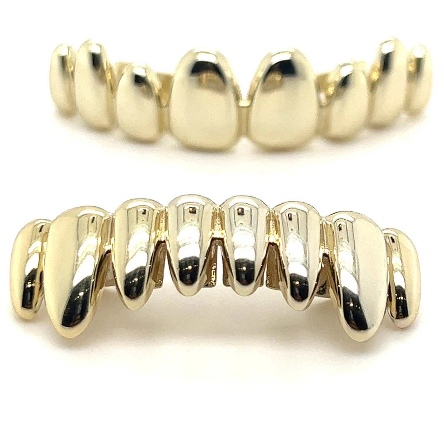 Golden Dripping Grillz In Yellow Gold 2 Golden Dripping Grillz In Yellow Gold - Image 2