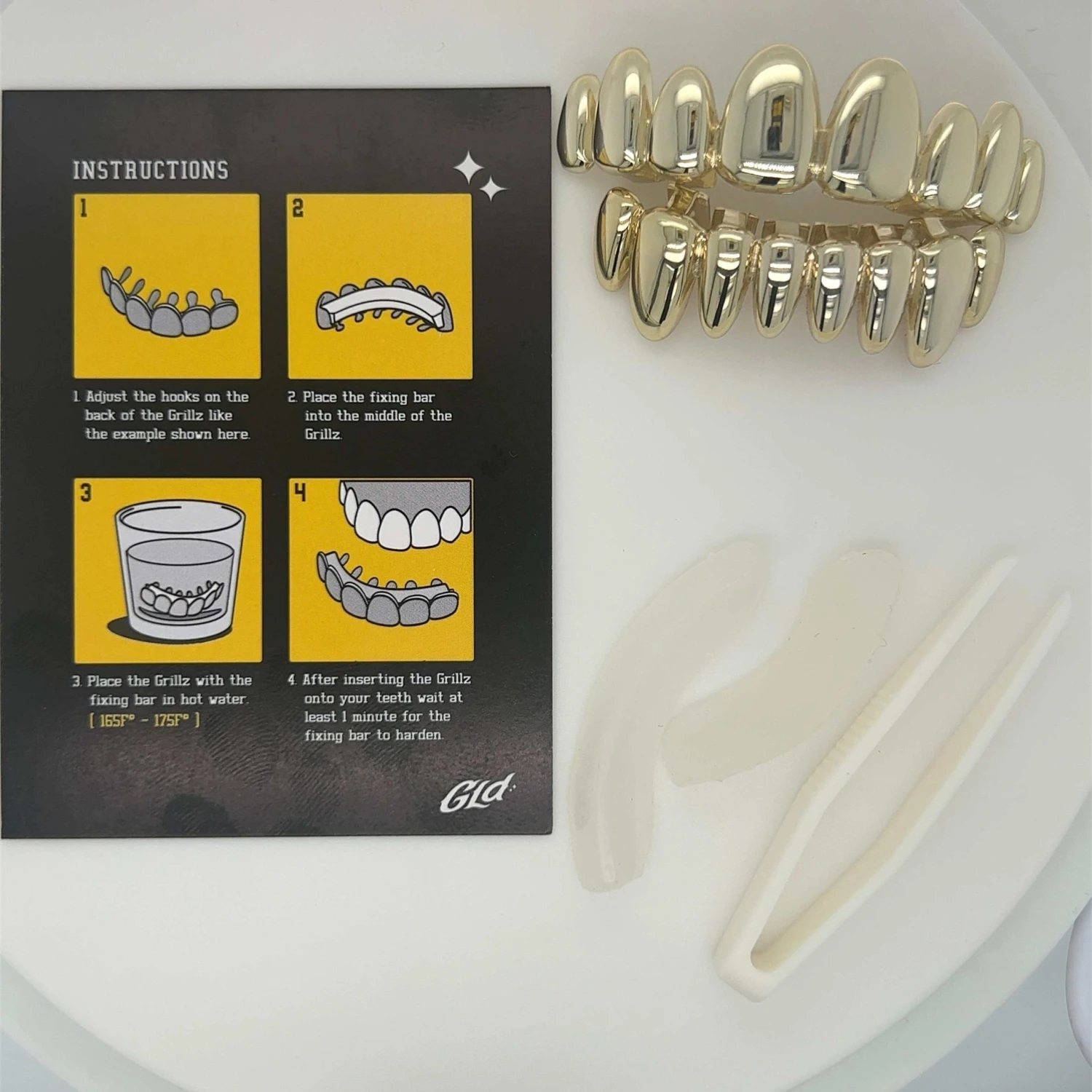 Golden Dripping Grillz In Yellow Gold 4 Golden Dripping Grillz In Yellow Gold - Image 4