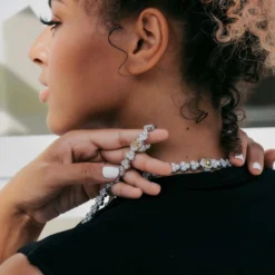 Honeycomb Necklace 9 Honeycomb Necklace -Fashion Jewelry Discount Store honeycomb necklace gld women the gld shop 5