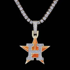 Houston Astros Pendant -Fashion Jewelry Discount Store houston astros pendant gld men the gld shop 12