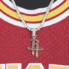 Houston Rockets Pendant In Yellow Gold