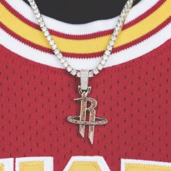 Houston Rockets Pendant In Yellow Gold