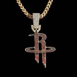 Houston Rockets Pendant In Yellow Gold -Fashion Jewelry Discount Store houston rockets pendant in yellow gold gld men the gld shop 5