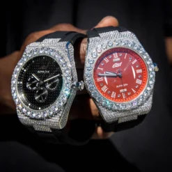 42MM Iced Alpha Era 316 W/ Rubber Strap