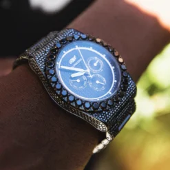 42MM Iced Alpha Era Black -Fashion Jewelry Discount Store iced alpha era black gld men the gld shop 4 scaled