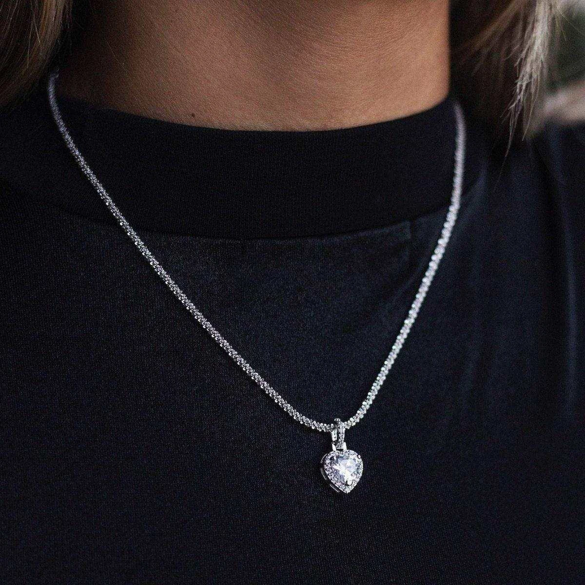 Iced Heart Pendant 2 Iced Heart Pendant - Image 2