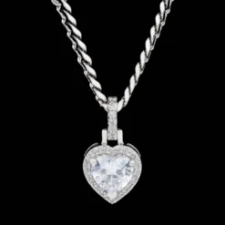 Iced Heart Pendant 11 Iced Heart Pendant -Fashion Jewelry Discount Store iced heart pendant gld women the gld shop 5 scaled