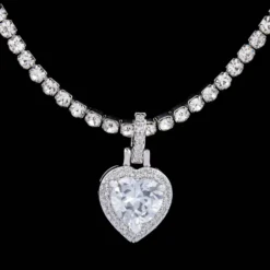 Iced Heart Pendant 12 Iced Heart Pendant -Fashion Jewelry Discount Store iced heart pendant gld women the gld shop 6 scaled