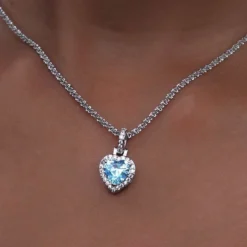 Blue Heart Pendant