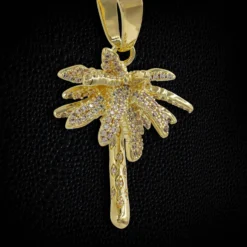 Iced Palm Tree -Fashion Jewelry Discount Store iced palm tree gld men the gld shop 7