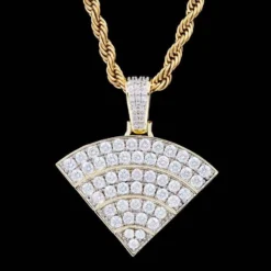 Iced Wifi Pendant -Fashion Jewelry Discount Store iced wifi pendant gld men the gld shop 7