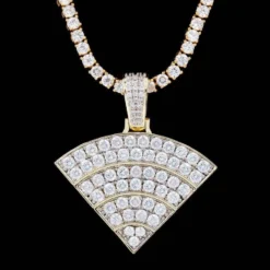 Iced Wifi Pendant -Fashion Jewelry Discount Store iced wifi pendant gld men the gld shop 9