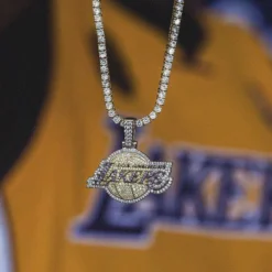LA Lakers Pendant -Fashion Jewelry Discount Store la lakers pendant gld men the gld shop 4