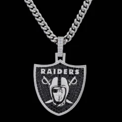 Las Vegas Raiders Pendant -Fashion Jewelry Discount Store las vegas raiders pendant gld men the gld shop 15