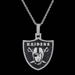 Las Vegas Raiders Pendant -Fashion Jewelry Discount Store las vegas raiders pendant gld men the gld shop 9