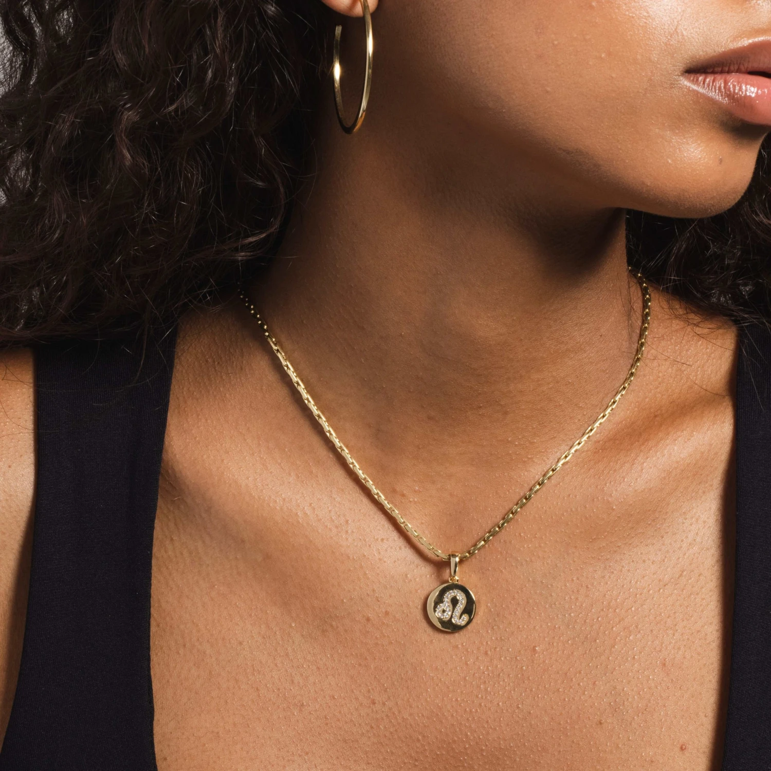 Leo Micro Coin Pendant 2 Leo Micro Coin Pendant - Image 2